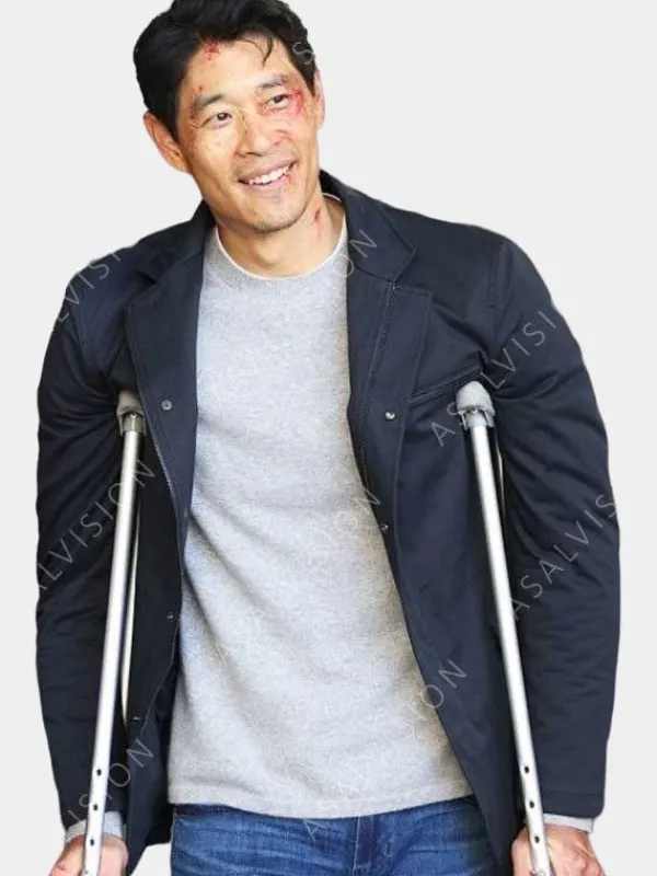 Asal Vision Cotton Jackets | The Company You Keep 2023 Tim Chiou Navy Jacket Navy Blue
