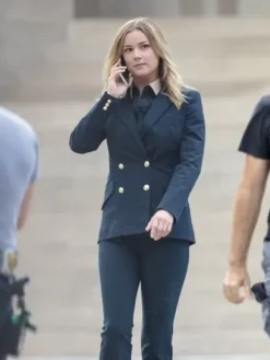 Asal Vision Blazers | The Falcon And The Winter Soldier Emily VanCamp Blazer Blue