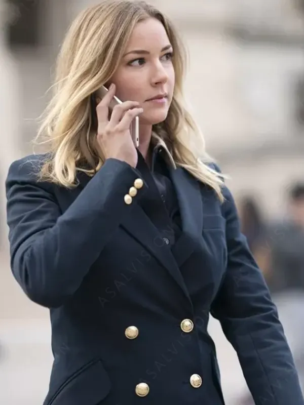 Asal Vision Blazers | The Falcon And The Winter Soldier Emily VanCamp Blazer Blue