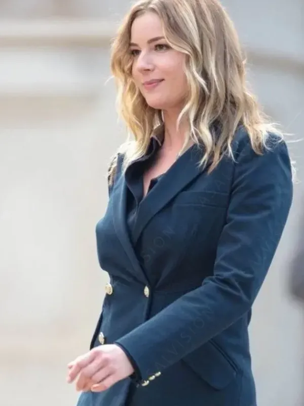 Asal Vision Blazers | The Falcon And The Winter Soldier Emily VanCamp Blazer Blue