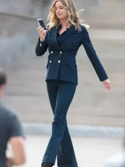 Asal Vision Blazers | The Falcon And The Winter Soldier Emily VanCamp Blazer Blue