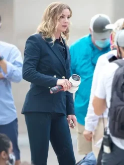 Asal Vision Blazers | The Falcon And The Winter Soldier Emily VanCamp Blazer Blue