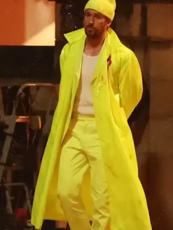 Asal Vision Men Coats | The Fall Guy 2024 Ryan Gosling Rain Coat Yellow