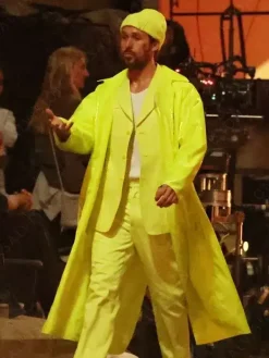 Asal Vision Men Coats | The Fall Guy 2024 Ryan Gosling Rain Coat Yellow