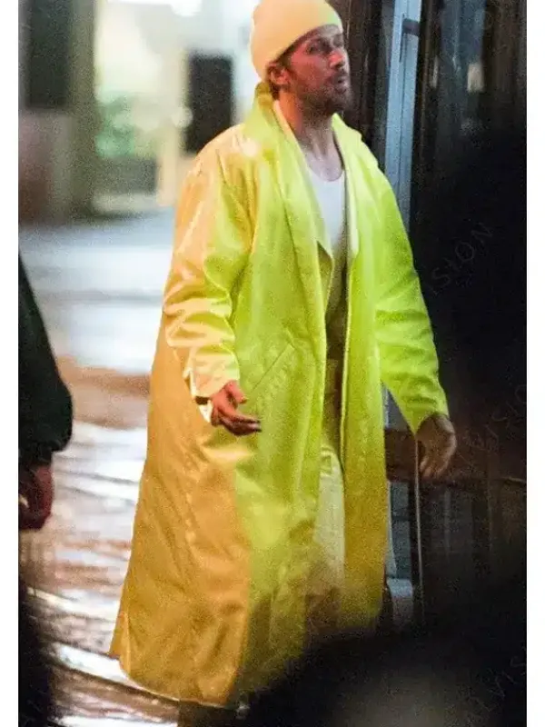 Asal Vision Men Coats | The Fall Guy 2024 Ryan Gosling Rain Coat Yellow