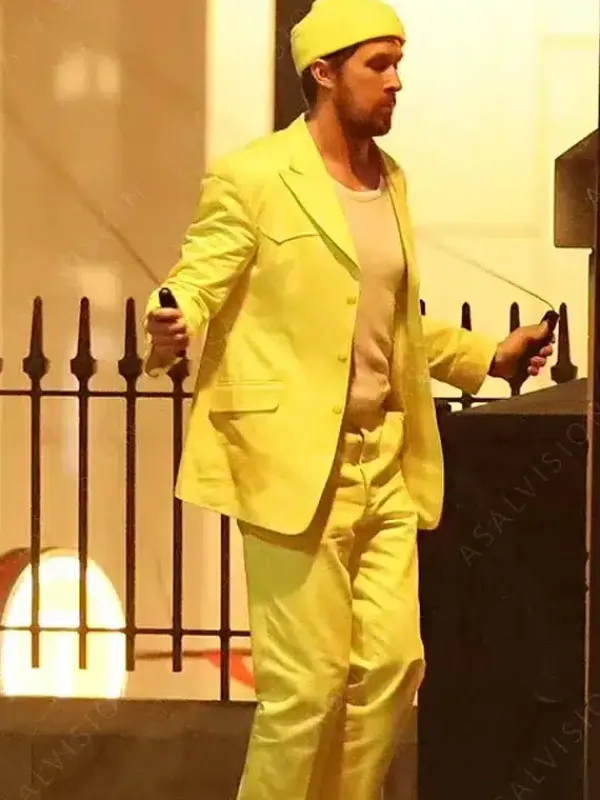 Asal Vision Blazers | The Fall Guy 2024 Ryan Gosling Yellow Blazer