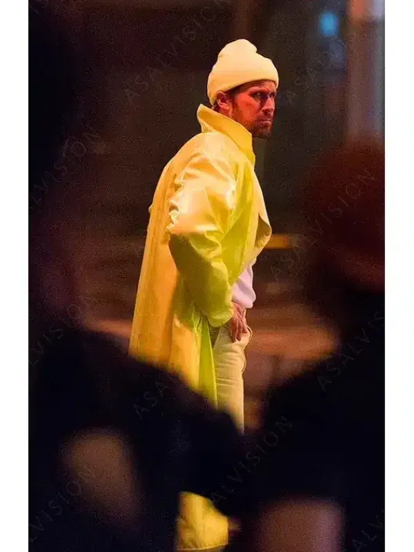 Asal Vision Men Coats | The Fall Guy 2024 Ryan Gosling Rain Coat Yellow