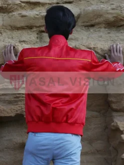 Asal Vision Cotton Jackets | The Fall Guy Ryan Gosling Red Jacket Red With Checkered Design