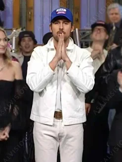 Asal Vision Cotton Jackets | The Fall Guy SNL Ryan Gosling Jacket White