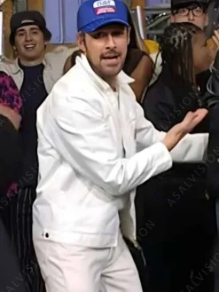 Asal Vision Cotton Jackets | The Fall Guy SNL Ryan Gosling Jacket White