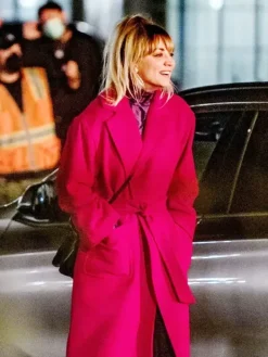 Asal Vision Women Coats | The Flight Attendant Season 2 Cassie Bowden Coat Same As Image