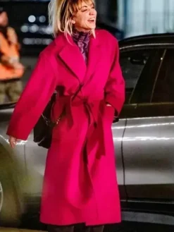 Asal Vision Women Coats | The Flight Attendant Season 2 Cassie Bowden Coat Same As Image