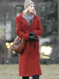 Asal Vision Women Coats | The Friend 2024 Naomi Watts Coat Red
