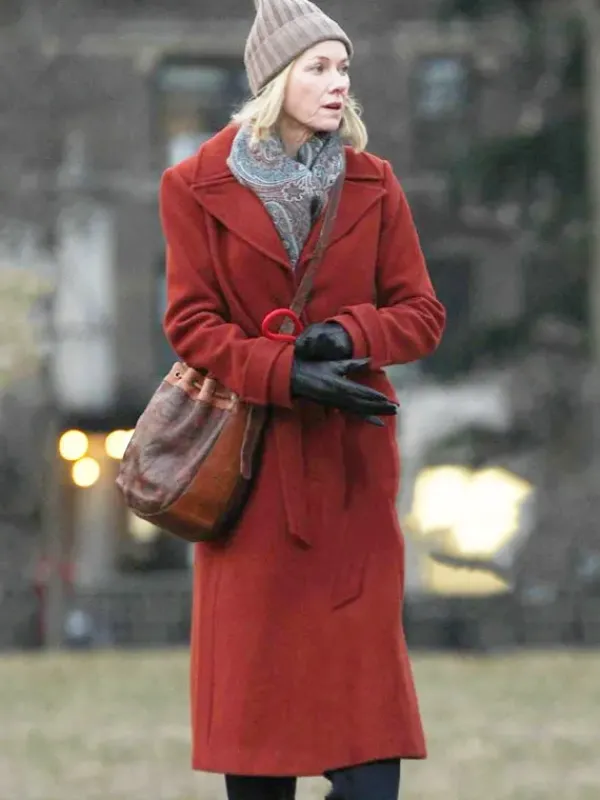 Asal Vision Women Coats | The Friend 2024 Naomi Watts Coat Red