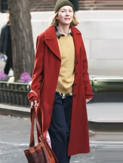 Asal Vision Women Coats | The Friend 2024 Naomi Watts Coat Red