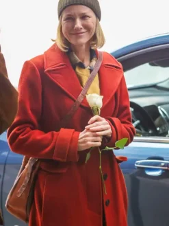 Asal Vision Women Coats | The Friend 2024 Naomi Watts Coat Red