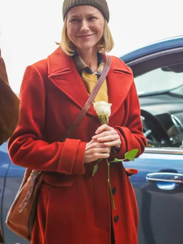 Asal Vision Women Coats | The Friend 2024 Naomi Watts Coat Red