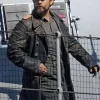 Asal Vision Men Coats | The Ministry of Ungentlemanly Warfare Henry Cavill Leather Coat Black