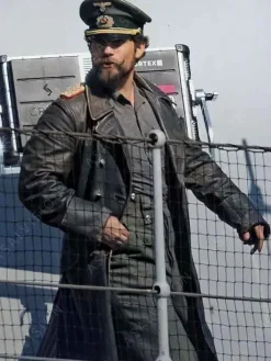 Asal Vision Men Coats | The Ministry of Ungentlemanly Warfare Henry Cavill Leather Coat Black
