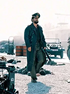 Asal Vision Men Coats | The Ministry of Ungentlemanly Warfare Henry Cavill Leather Coat Black