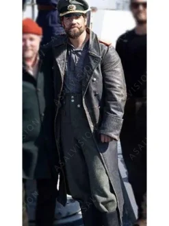 Asal Vision Men Coats | The Ministry of Ungentlemanly Warfare Henry Cavill Leather Coat Black