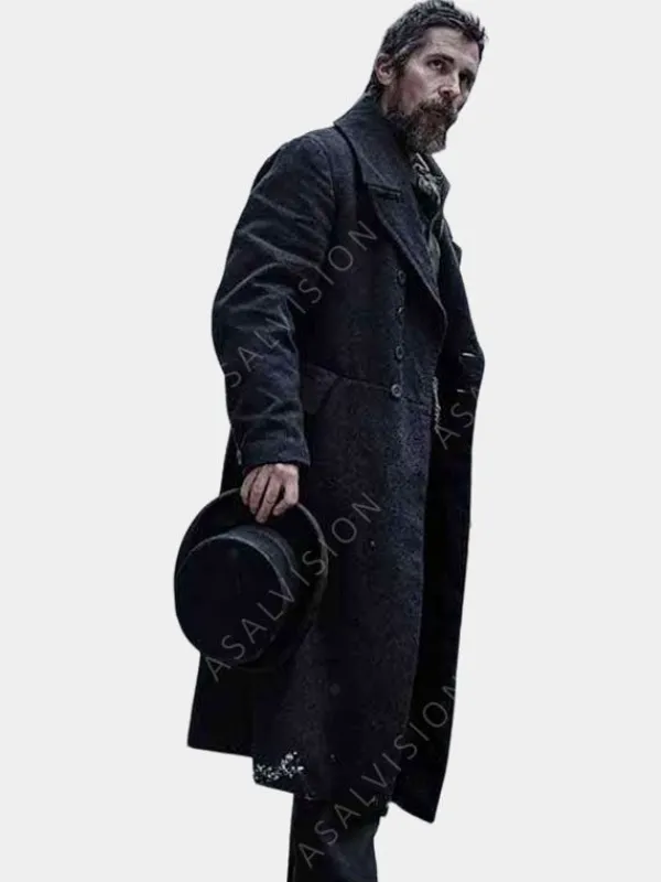 Asal Vision Men Coats | The Pale Blue Eye Augustus Landor Coat Black