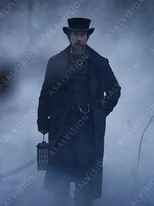 Asal Vision Men Coats | The Pale Blue Eye Augustus Landor Coat Black