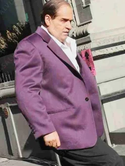 Asal Vision Blazers | Men Coats | The Penguin 2024 Colin Farrell Blazer Purple