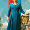 Asal Vision Women Coats | The Regime 2024 Chancellor Elena Vernham Coat Blue