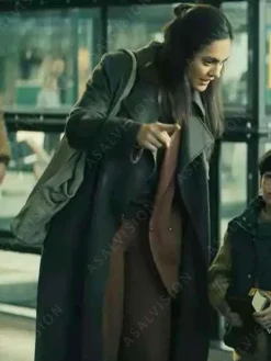 Asal Vision Women Coats | The Signal Season 1 Mira Trench Coat Grey