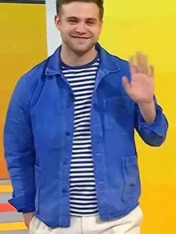 Asal Vision Cotton Jackets | The Today Show 2024 Leo Woodall Cotton Jacket Blue