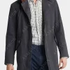 Asal Vision Men Coats | The Walking Dead David Morrissey Trench Coat Gray