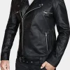 Asal Vision Black Jackets | Leather Jackets | The Walking Dead Negan Leather Jacket Black