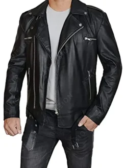 Asal Vision Black Jackets | Leather Jackets | The Walking Dead Negan Leather Jacket Black