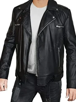 Asal Vision Black Jackets | Leather Jackets | The Walking Dead Negan Leather Jacket Black