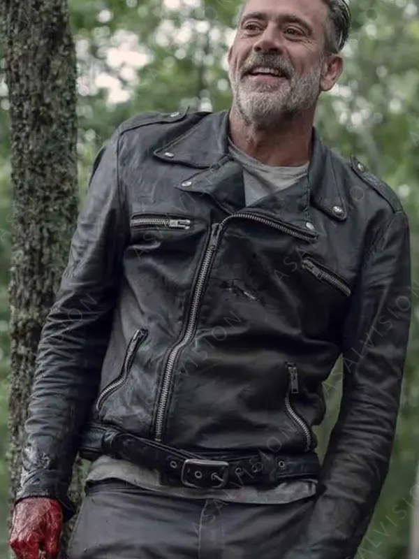 Asal Vision Black Jackets | Leather Jackets | The Walking Dead Negan Leather Jacket Black