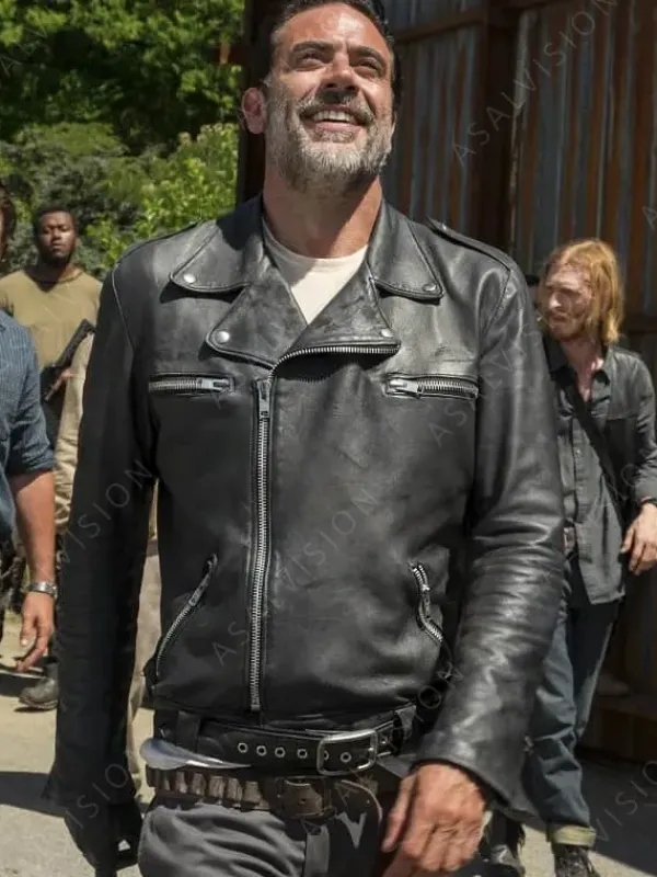 Asal Vision Black Jackets | Leather Jackets | The Walking Dead Negan Leather Jacket Black