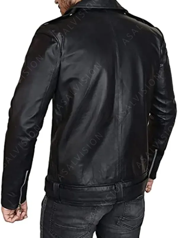 Asal Vision Black Jackets | Leather Jackets | The Walking Dead Negan Leather Jacket Black