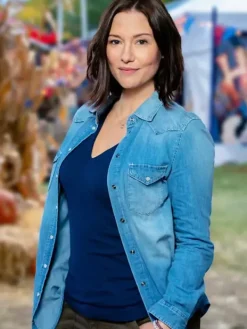 Asal Vision Denim Jackets | The Way Home 2023 Chyler Leigh Denim Jacket Blue