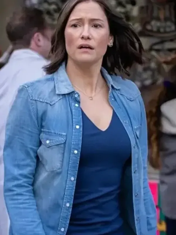 Asal Vision Denim Jackets | The Way Home 2023 Chyler Leigh Denim Jacket Blue