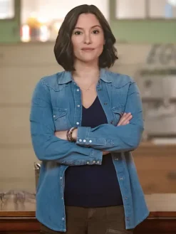 Asal Vision Denim Jackets | The Way Home 2023 Chyler Leigh Denim Jacket Blue
