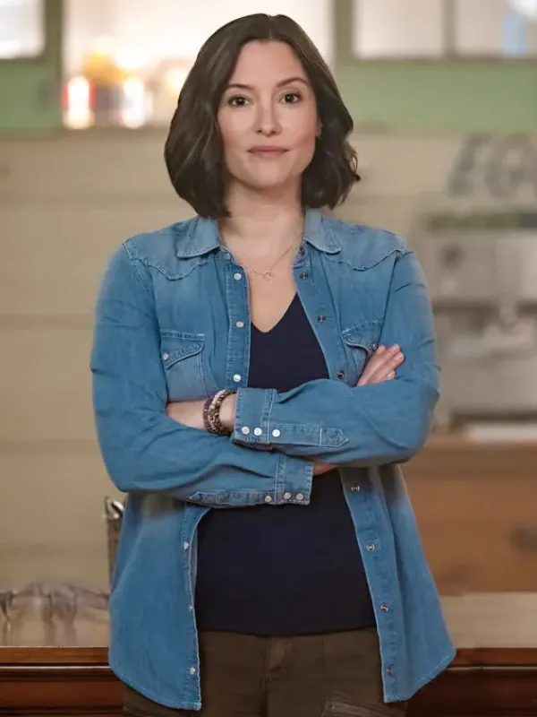 Asal Vision Denim Jackets | The Way Home 2023 Chyler Leigh Denim Jacket Blue