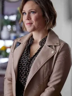 Asal Vision Brown Jackets | Leather Jackets | The Wedding Cottage 2023 Erin Krakow Leather Jacket Brown