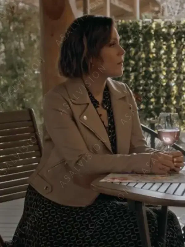 Asal Vision Brown Jackets | Leather Jackets | The Wedding Cottage 2023 Erin Krakow Leather Jacket Brown