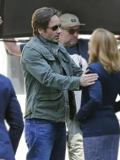Asal Vision Cotton Jackets | The X-Files Fox Mulder Cotton Jacket Green