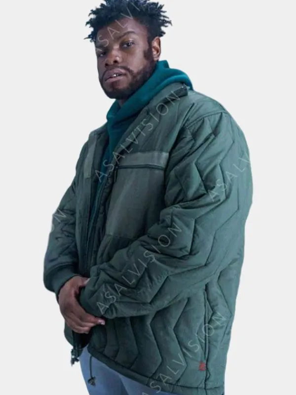 Asal Vision Cotton Jackets | They Cloned Tyrone Fontaine Jacket Green
