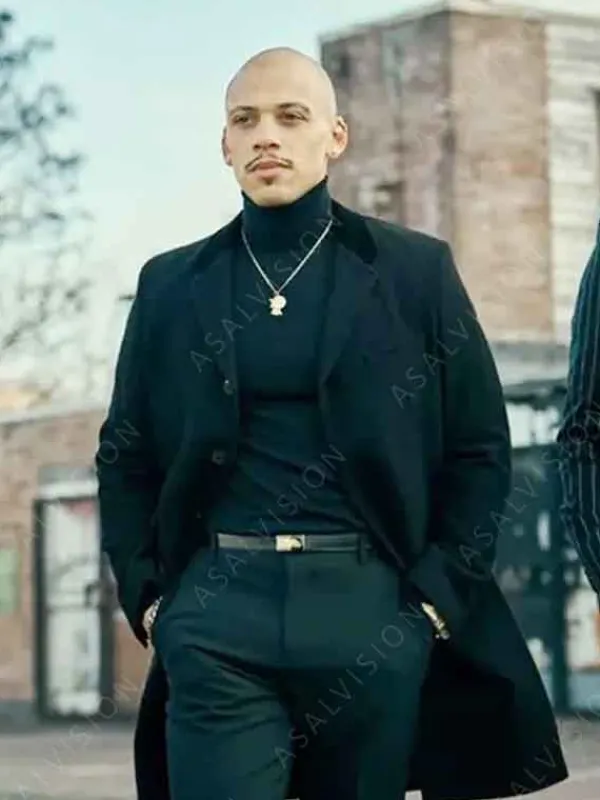 Asal Vision Men Coats | This Town 2024 Gregory Williams Trench Coat Black