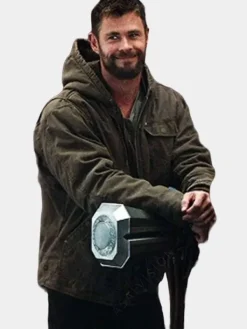 Asal Vision Cotton Jackets | Thor Avengers Endgame Hooded Jacket Green