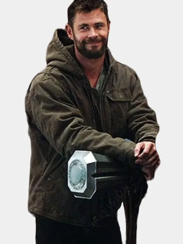 Asal Vision Cotton Jackets | Thor Avengers Endgame Hooded Jacket Green