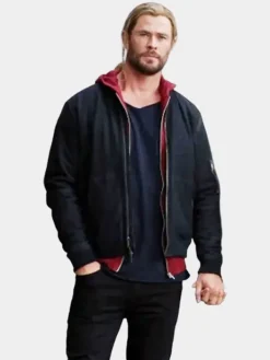 Asal Vision Cotton Jackets | Thor Love and Thunder 2022 Bomber Jacket Black